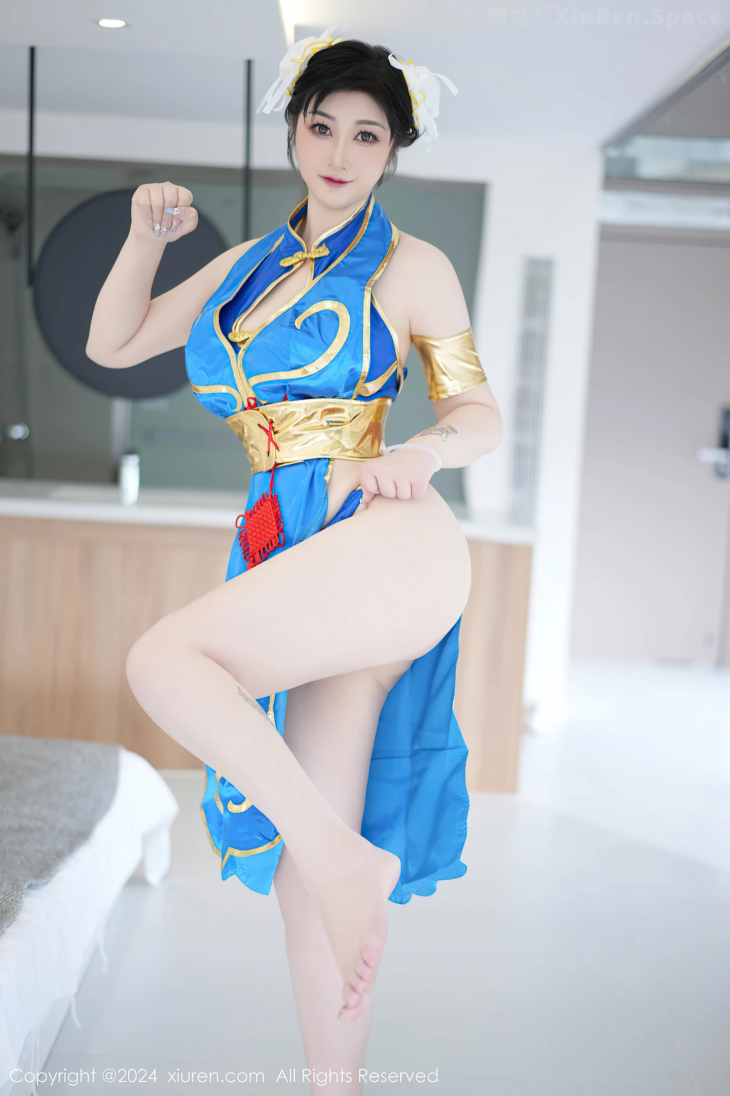 图片[6]-[XiuRen秀人网]VOL.8886 女神妲己 Toxic性感蓝色造型服饰露蓝色内衣秀丰满身材诱惑写真73P-秀人网官方网站